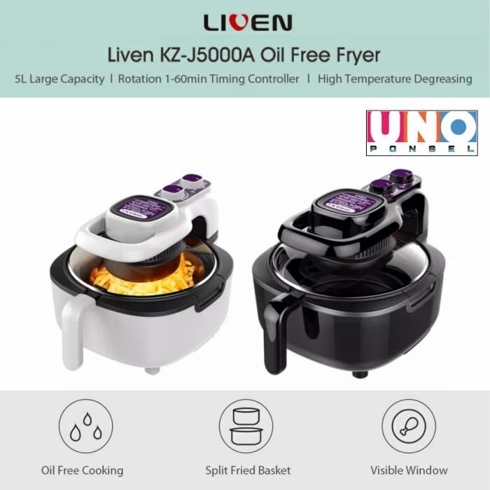 Gambar Liven Air Fryer 5L - Penggorengan Tanpa Minyak - Putih dari STORE-B2B undefined 5 Tokopedia