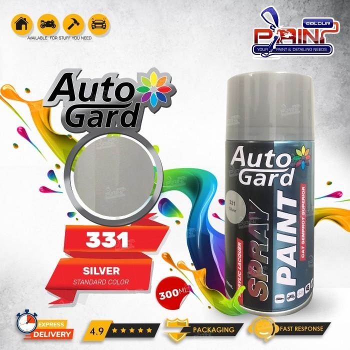 Gambar AutoGard Silver AG-331 Cat Semprot Akrilik Mobil Motor Helm dari PAINT.COLOUR undefined Tokopedia