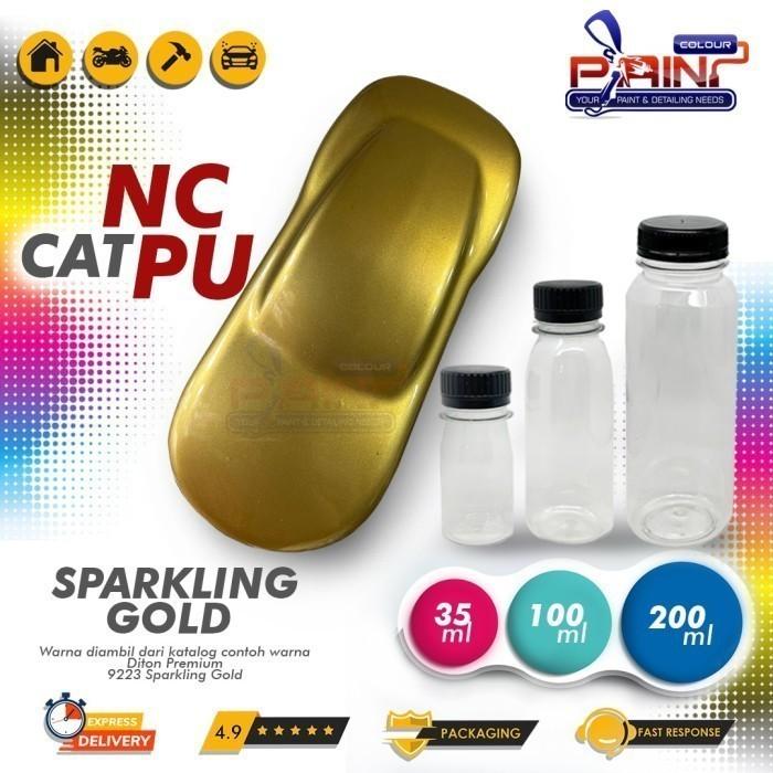 Gambar Cat NC PU SPARKLING GOLD Velg Colour | Sample Warna Diton Premium 9223 - 200ml, PU dari PAINT.COLOUR undefined Tokopedia
