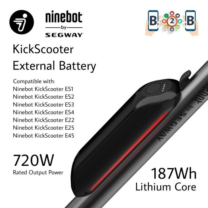 Ninebot Kickscooter E25e Vs Es2 Jual Ninebot KickScooter External