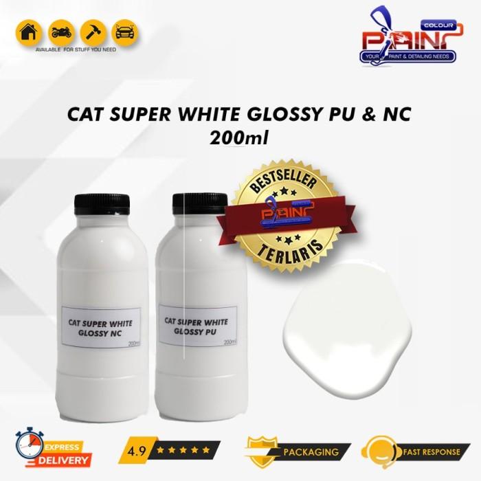 Gambar Cat Super White Glossy PU NC 200ml dari PAINT.COLOUR undefined Tokopedia