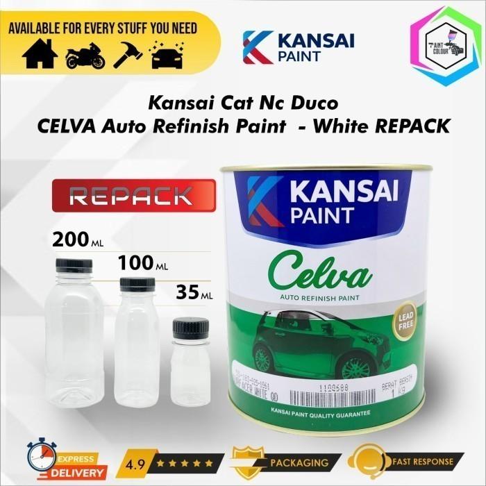 Gambar Meni Celva Kansai Paint Putih Cat Dasar Besi Anti Karat Primer untuk Pagar dan Baja - 35ml dari PAINT.COLOUR undefined Tokopedia