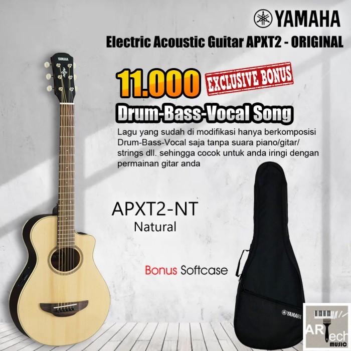 Gambar Gitar Akustik Elektrik 3/4 YAMAHA APXT2 / APX T2 / APXT 2 Original - Natural dari Artech Music undefined Tokopedia