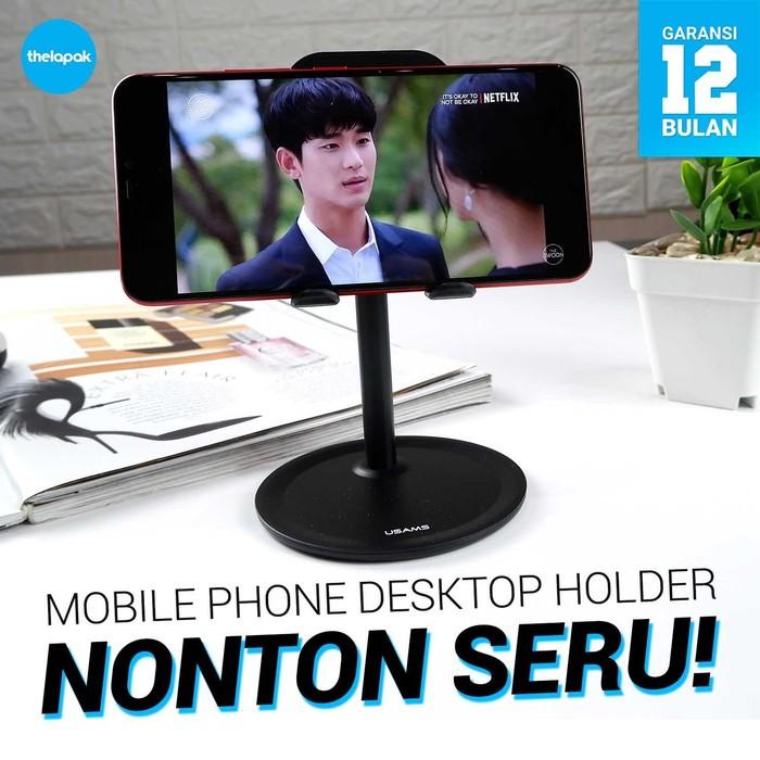 Gambar USAMS US-ZJ048 Mobile Phone Desktop Holder Garansi Resmi / Phone Holde dari BobiStore89 undefined Tokopedia