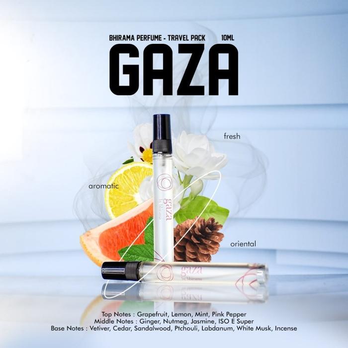 Gambar BHIRAMA Parfum Pria Gaza Extrait De Parfum - Citrus Amber Woody - 10ML dari cb.fashion undefined Tokopedia