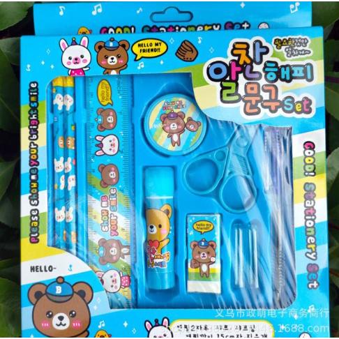 Gambar Paket Alat Tulis Set 9in1 Pensil Anak Sekolah Karakter 9 in 1 Belajar dari adstore422 undefined Tokopedia