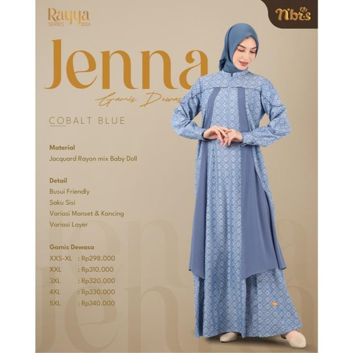 Gambar Nibras-Sarimbit Jenna Cobalt Blue Gamis Koko Dewasa Baju Lebaran Coupl - Gamis, XXS-XL dari Yuvana Hijab Gallery undefined Tokopedia