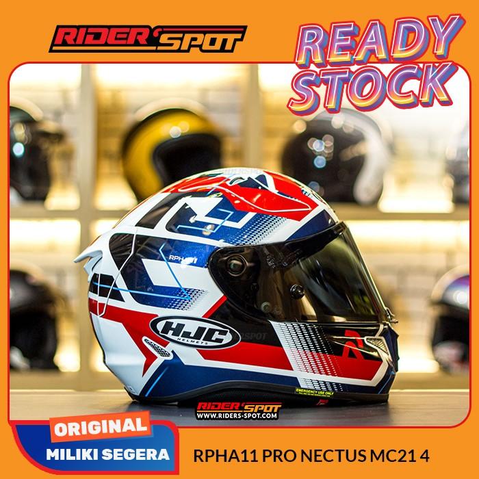 Jual Helm HJC RPHA 11 Pro Nectus MC21 Red Blue Full Face Helmet