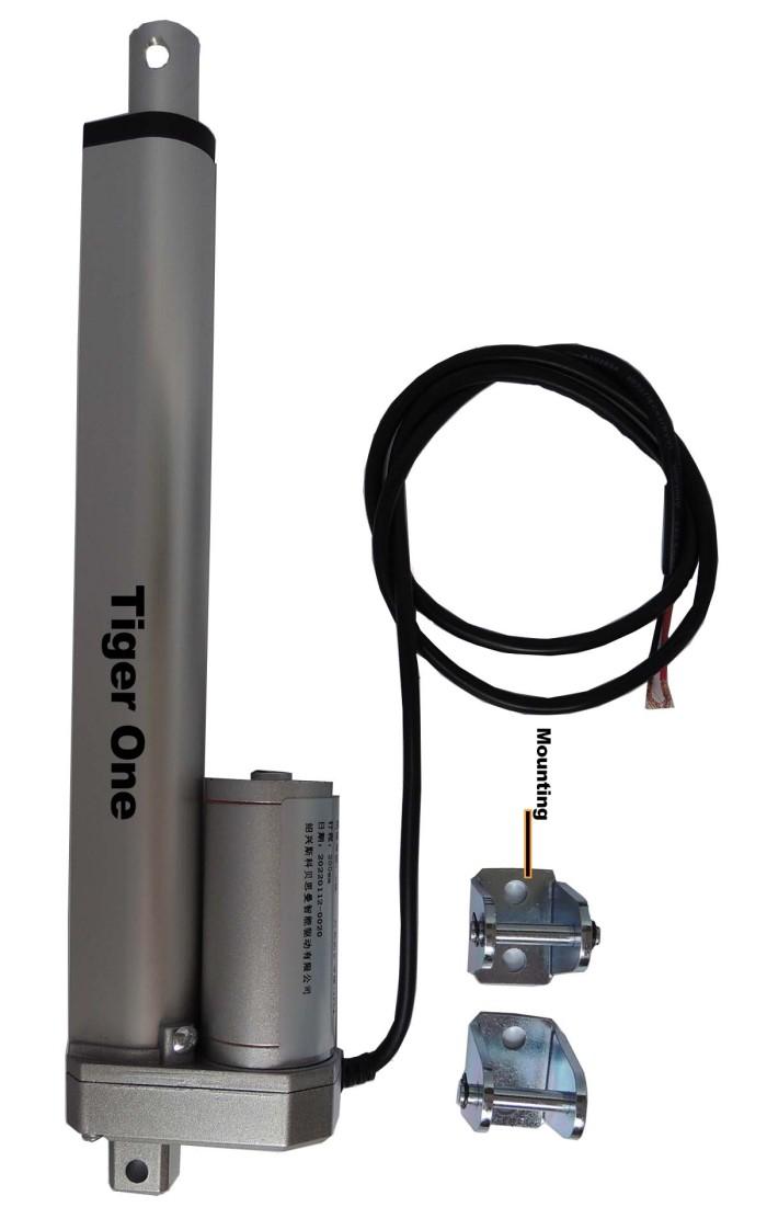 Gambar premium Aktuator, Actuator 12V Linear Aktuator, Linear Actuator 20cm - akt+mounting dari Olivia Harum Sari undefined Tokopedia