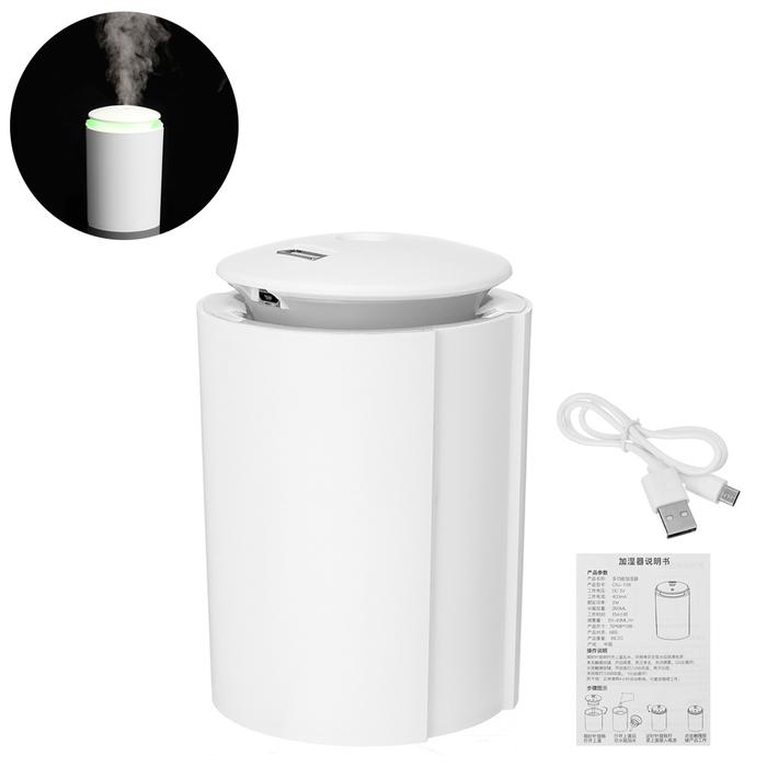 Gambar 260ml Air Purifier Mist Ultrasonic Humidifiers LED Lights Washable Hom dari Rmarin undefined Tokopedia
