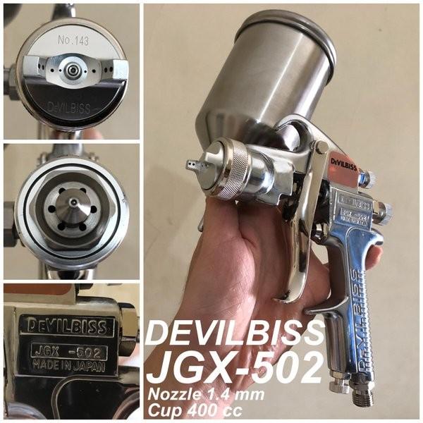 Gambar Spray Gun Devilbiss JGX -502 nozzle 1.4 mm dari SafetyShop_00 undefined Tokopedia