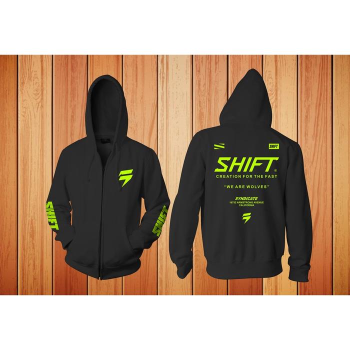 Gambar Jaket touring/ hoodie zipper jaket racing motocross supermoto tld - shift, M dari Berkah pepaya undefined 5 Tokopedia