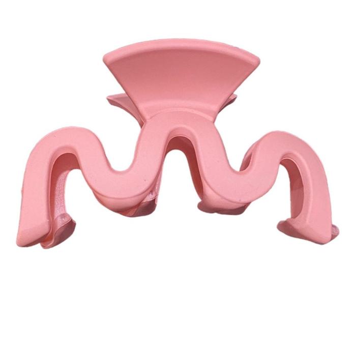 Gambar Jedai Jepit Rambut Jepitan Wanita Lengkungan Gelombang Doff Matte Aksesoris Fashion Gaya Korea Korea Thailand Premium Ori Original - Pink dari Crecent Cell Store undefined Tokopedia