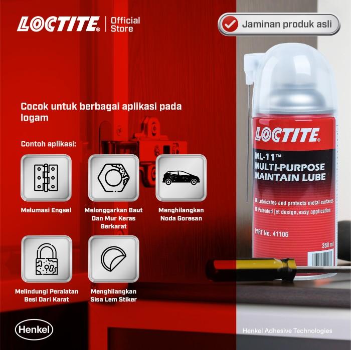 Gambar Henkel Loctite Lb Ml-11 Multi-Purpose Lubricant Pelumas 360 Ml dari forestgolden14 undefined Tokopedia
