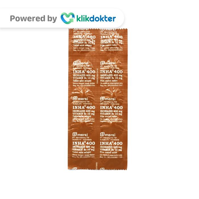 Gambar INHA 400mg 10 Tablet dari Apotek Berkah Utama Farma KD undefined Tokopedia