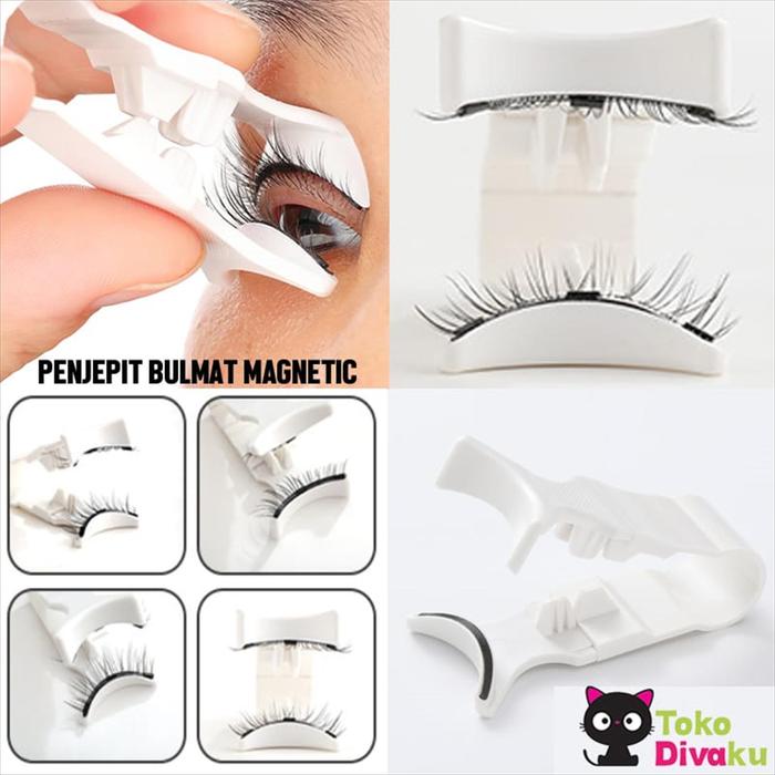 Gambar DOUBLE MAGNETIC EYELASH SET WITH APPLICATOR BULU MATA MAGNETIK - PENJEPIT WHITE dari Tokoku DC undefined Tokopedia