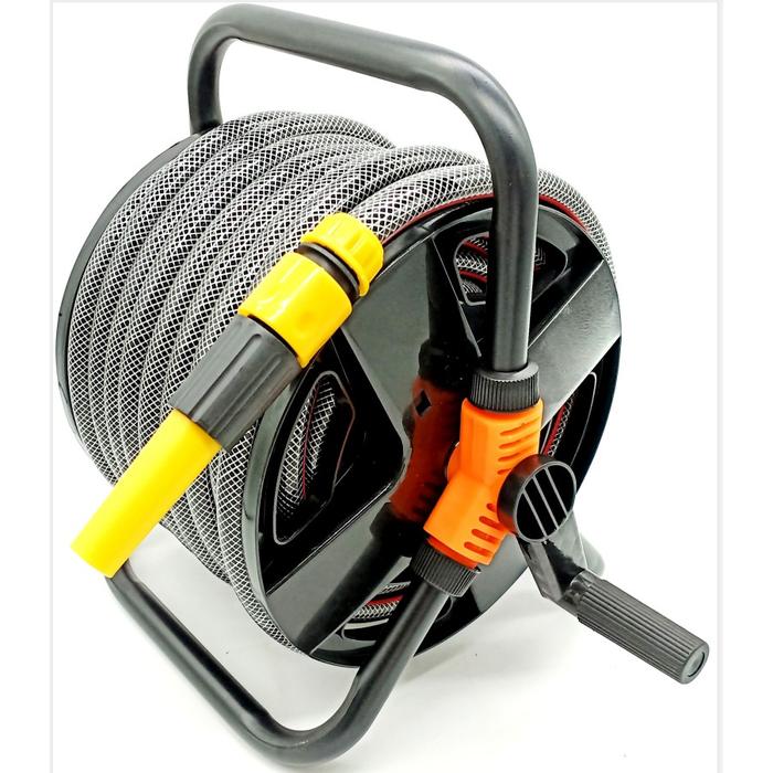 Gambar Diskon Garden Hose Reel Set 20m Handle Or Wall Mounted Garden Hose Reel Garden Outdoor Planting With Free 1.5m Inlet Hose dari Sama Samas undefined Tokopedia