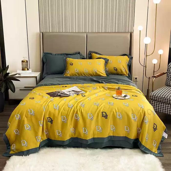 Gambar QYN SPREI SET PREMIUM Selimut Musim Panas Bahan Tencel - LUXURY#SPREI D dari Qayn Store undefined Tokopedia