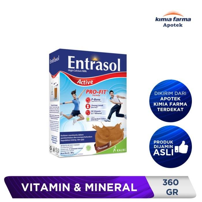 Gambar ENTRASOL ACTIVE COKLAT 360 GR / SUSU DEWASA / KIMIA FARMA dari Desparatu shop undefined Tokopedia
