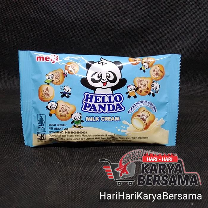 Gambar BISKUIT MEIJI HELLO PANDA MILK CREAM 25GR dari HariHariKaryaBersama undefined Tokopedia
