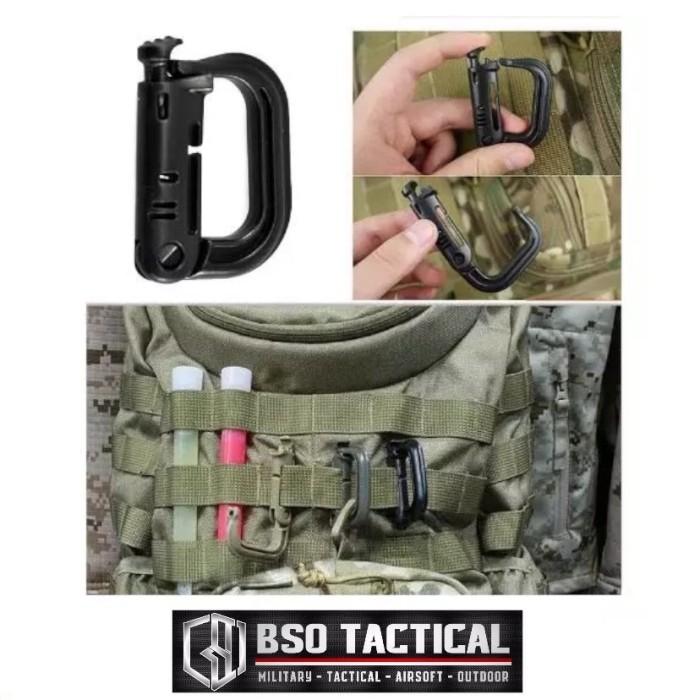 Gambar K♪Ef Carabiner Fiber Outdoor Gear Airsofter Acc T3A dari anggadaemonojaya undefined Tokopedia