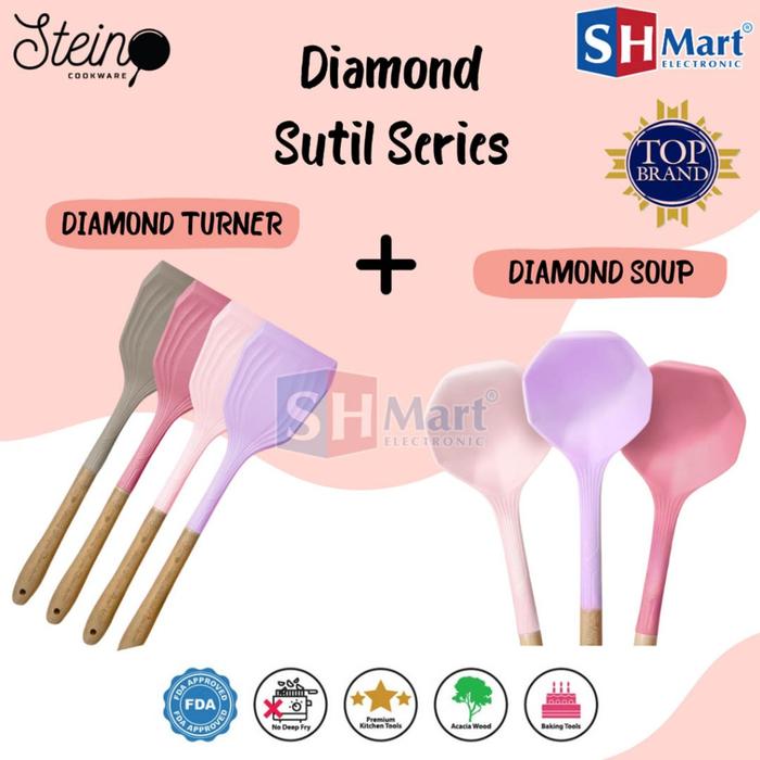 Gambar Diamond Spatula Steincookware 2 In 1 Diamond Turner  Soup Original - TERRAROSE dari SHMART ELECTRONIC undefined Tokopedia