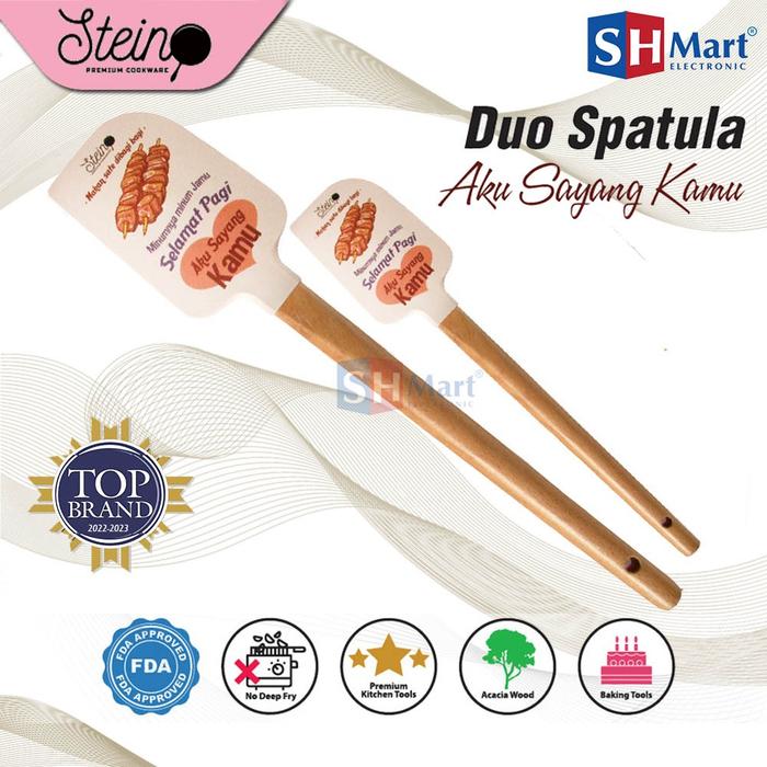 Gambar Steincookware Spatula 2 In 1 Duo Spatula Stein Cookware Original - AKU SAYANG KAMU dari SHMART ELECTRONIC undefined Tokopedia