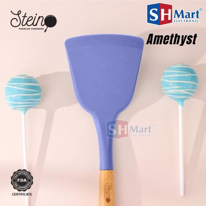 Gambar Sutil Steincookware Spatula Alat Masak Food Grade Silicone Cooking Ori - AMETHYST dari SHMART ELECTRONIC undefined Tokopedia