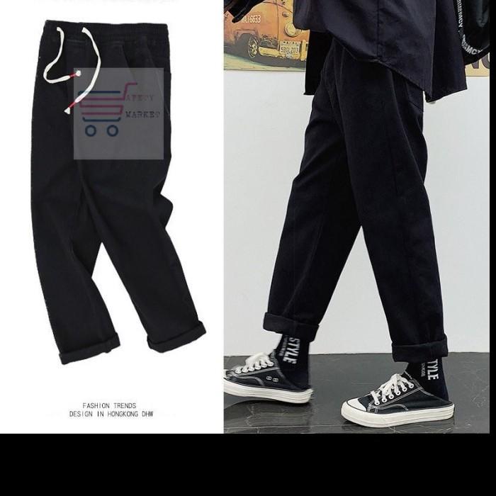 Gambar Celana Jeans Pria Loose Fit Jeans Pria Kulot - Hitam, 3XL dari Safety Market Jakarta 2 undefined Tokopedia