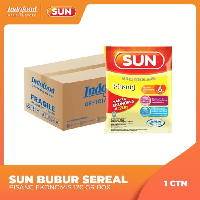 Gambar Termurah Terlaris 1 ctn - Sun Bubur Sereal Pisang Ekonomis 120 gr Box dari VeroKids undefined Tokopedia