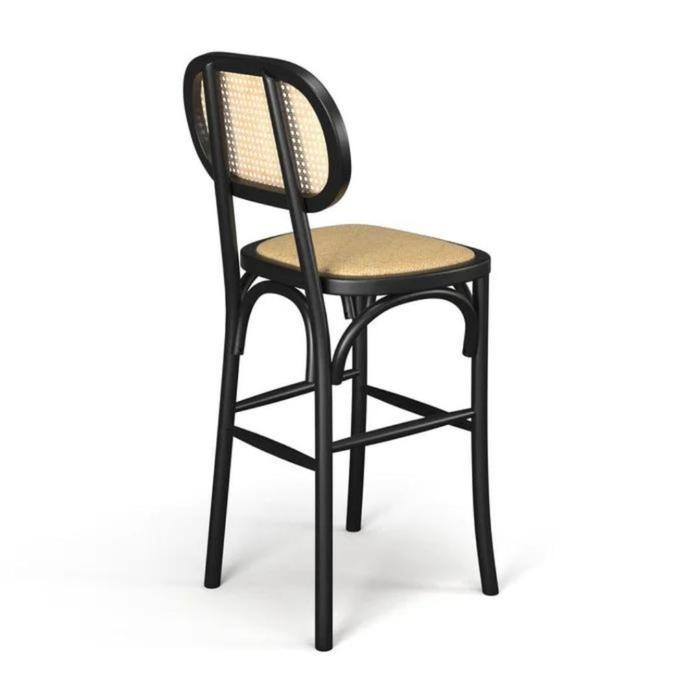 Kursi Bar Kayu Jati Natural Black Barstool Retro Kursi Cafe Rotan asli 10 5dcd3320 3e8a 4726 8f19 562375bd8b6f
