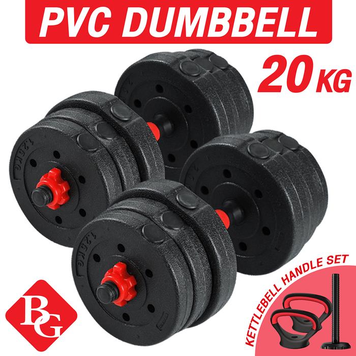 Gambar Dumbbell PVC Set 10 20 30 40 Kg & Q303 15 20 30 Kg Adjustable Exercise Equipment Fitness Weightlifting dari andika rizalion undefined Tokopedia