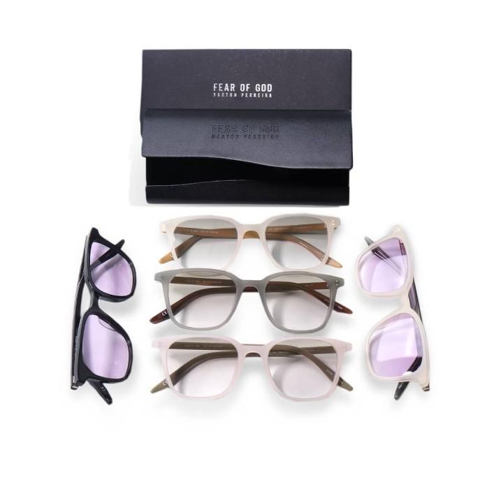Gambar new fear of god x barton perreira fgbp.2020 sunglasses best seller - Matte Ecru dari Optic Gram Official undefined Tokopedia