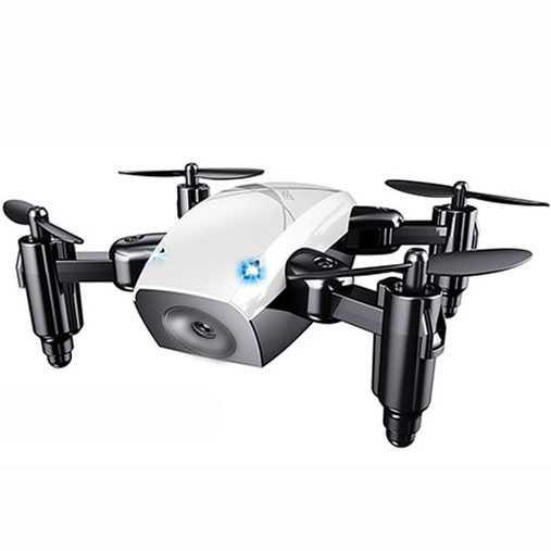 Gambar Drone Mini Pocket Foldable - S9 - Putih dari Larisdia undefined Tokopedia