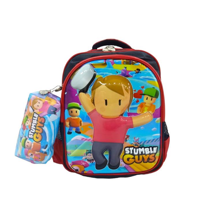 Gambar Promo Tas Reboner 31482-31484 Ransel Anak Tk Karakter Stumble Guys - Black Red-31482 dari Burst Ammo undefined Tokopedia