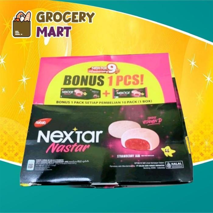 Gambar // promo -- nextar nastar rasa stawberry jam 374gr -1box dari tokojoomin undefined Tokopedia
