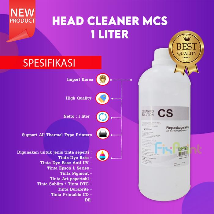 Gambar Head Cleaner Inktec MCS-01LDP Support Printer 1 Liter - Repackage dari FixPrint Indonesia undefined Tokopedia