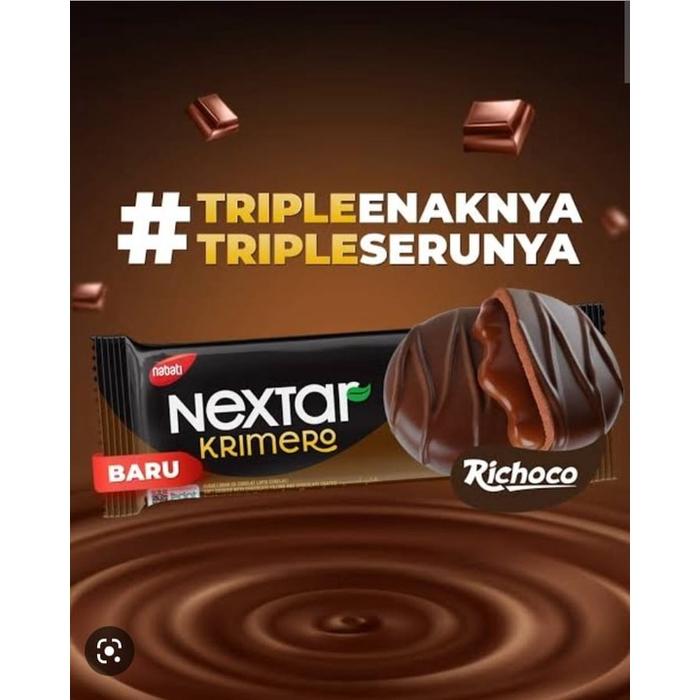 Gambar // promo -- nextar krimero lumer richoco | richberry | 10 bks @ 28 g | - Richoco dari tokopaioo undefined Tokopedia