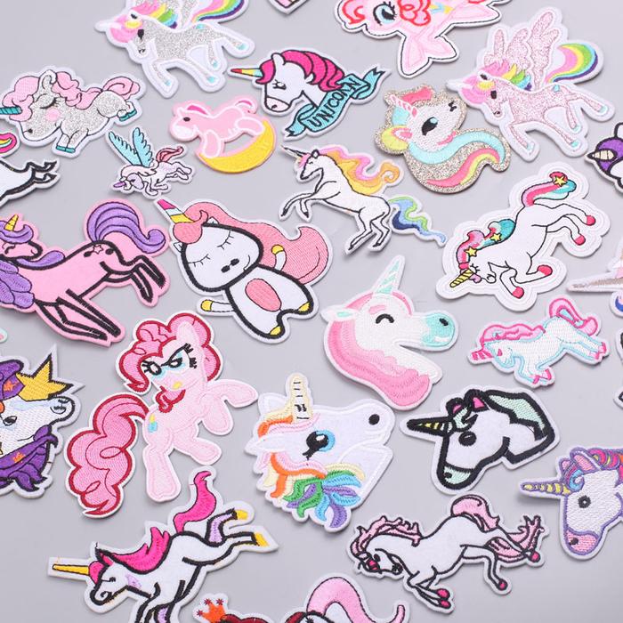 Gambar Unicorn Patches Children's Clothing Iron-on Patches Embroide dari VERSINA ID undefined Tokopedia
