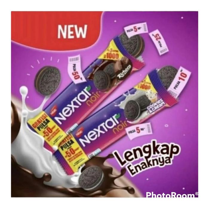 Gambar // promo -- nextar noir rhicoco | cookies & cream | 10 bks @ 22 g | - Cookies & Cream dari tokopaioo undefined 4 Tokopedia