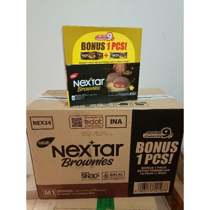 Gambar // promo -- nabati nextar brownies/ 1 pack isi 11 pcs @40 gr dari tokojoomin undefined Tokopedia