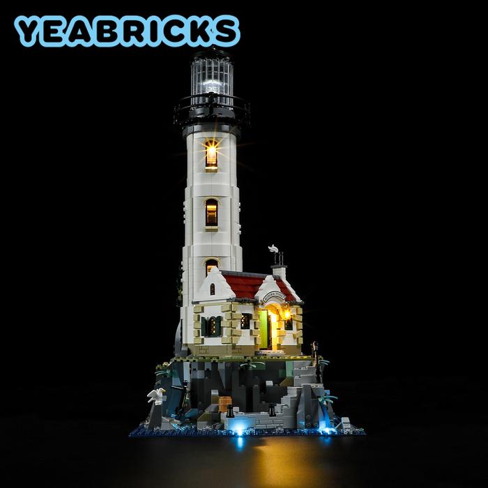 Gambar YEABRICKS LED Light Kit for 21335 Lighthouse Building Blocks Set (NOT dari toko glow1 undefined Tokopedia