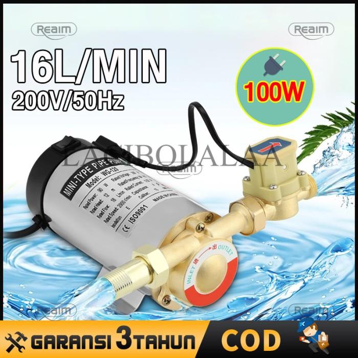 Gambar LACIBOLALA STORE Pompa Pendorong 100Watt Tekanan Air Booster Pump - 100W Mesin dari Laciiibolalaa undefined Tokopedia
