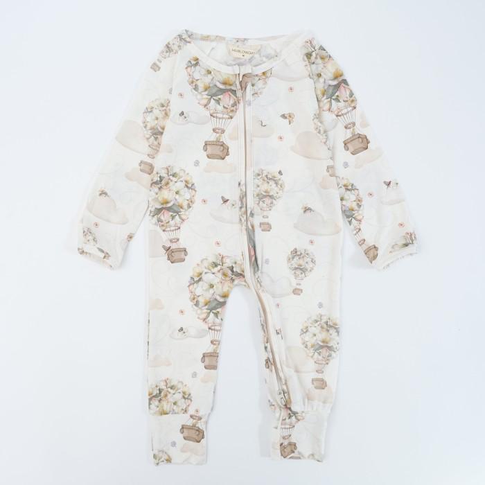 Gambar Harlow Kids - Tencel Jumper Sleep Suit Joy Of Sleep Series - Dreamy White, M dari Harlowkids undefined Tokopedia
