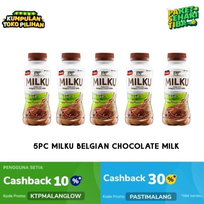 Gambar |SHOWSALE| MILKU SUSU UHT 5pc / MILKU SUSU UHT BELGIAN CHOCO / MILKU dari Hanifah22 undefined Tokopedia