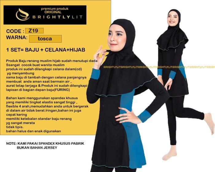 Gambar ragastore baju renang muslimah wanita dewasa baju renang hijab dari ragastore919 undefined Tokopedia