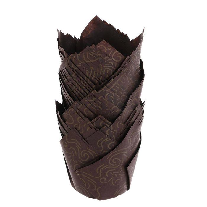 Gambar New CONGMING 50pcs Home And Kitchen Cake Tray Pastry Tools Bakeware Greaseproof Paper Cake Muffin Cups Baking Cupcake Liners dari Crystal Coves undefined Tokopedia