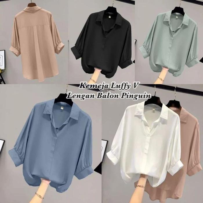 Gambar Blouse Wanita Fashion Adem Terbaru Berkualitas Pakaian Formal I1P0 Ko dari Seiichi Onlinee undefined Tokopedia