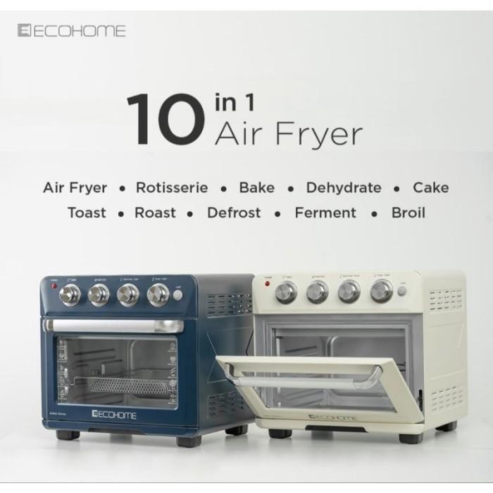 Gambar ECOHOME Cubic Air Fryer 25 Liter EAF 888 - Biru dari Media Elektronik Sesetan undefined 5 Tokopedia