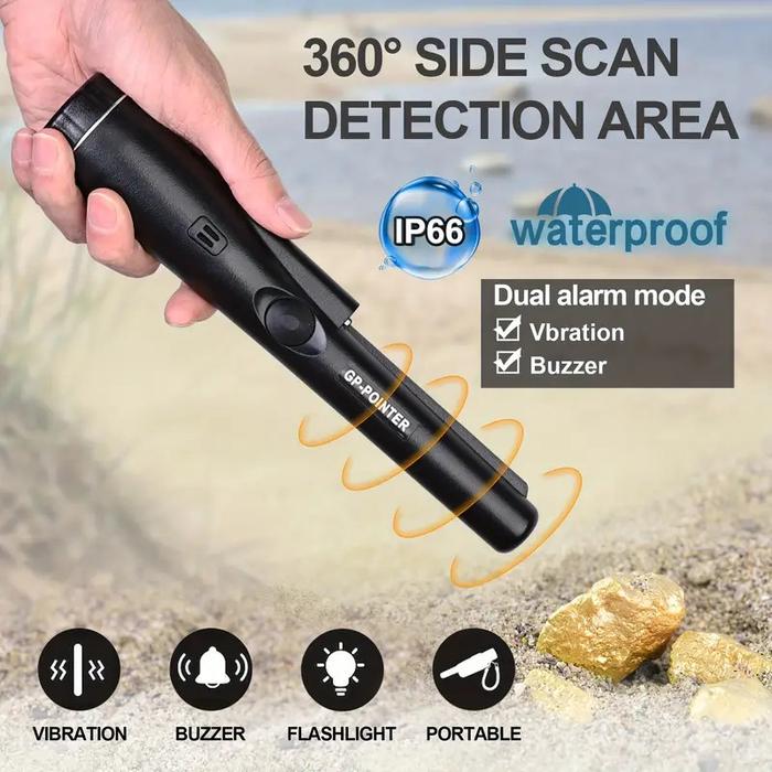 Gambar GP-Pointer Detektor Logam Metal Pinpointer Garrett Waterproof - 22001 - Hitam dari diskonbutik undefined Tokopedia